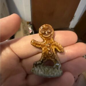 Vintage WADE Whimsies GINGERBREAD MAN, Nursery Rhyme Collection 1971-1979 rare